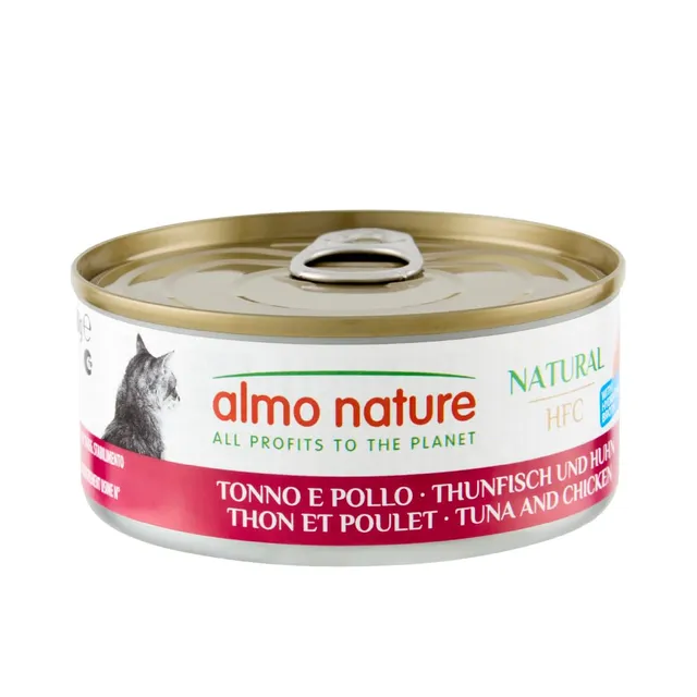 almo-nature-hfc-natural-thon-et-poulet-nourriture-humide-pour-chat-adulte-24-x-1 image 1