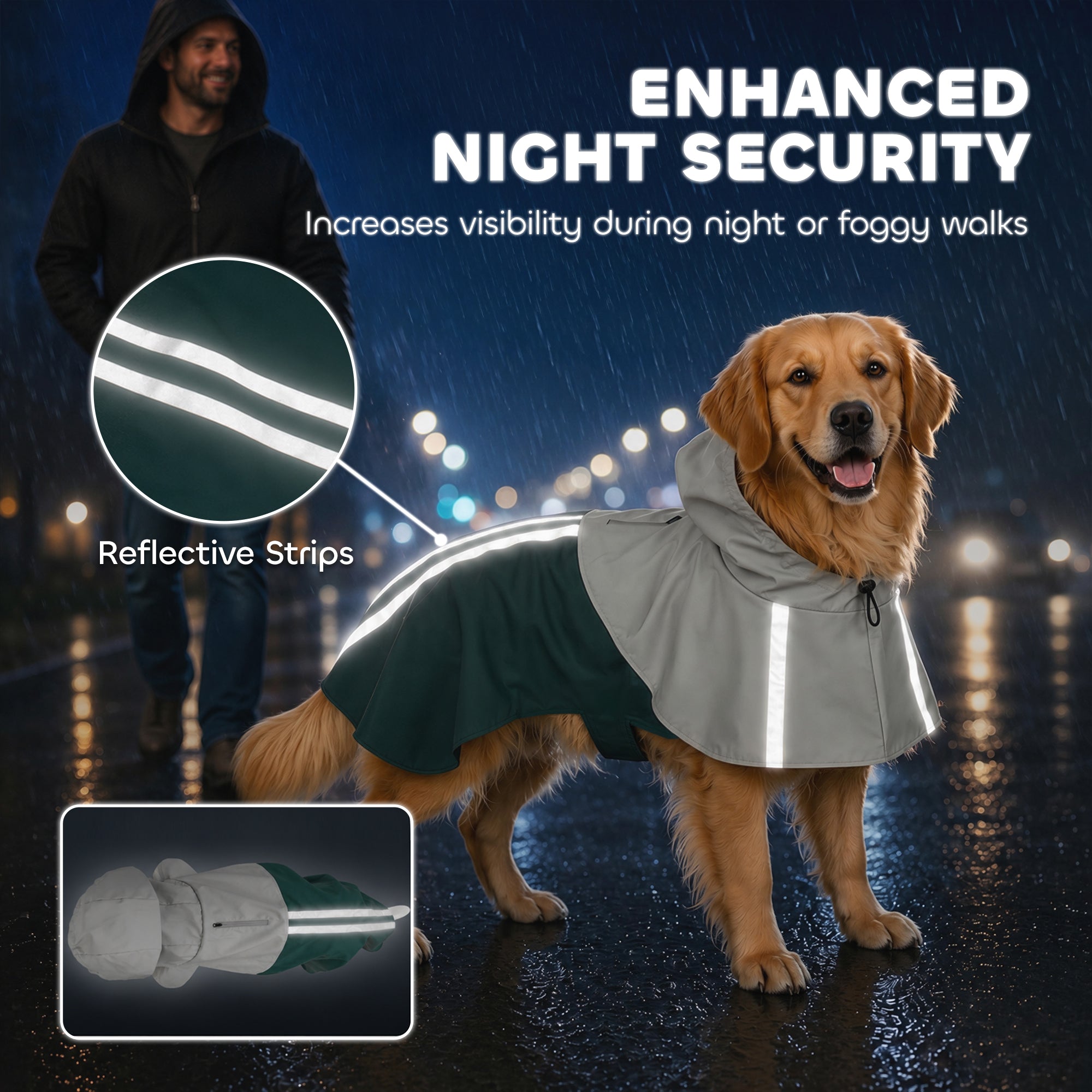pawhut-manteau-imperm-able-chien-taille-l-avec-capuche-vert image 7