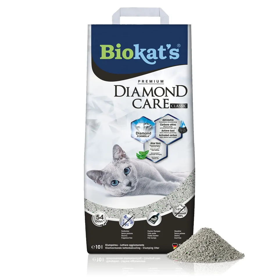 biokat-s-diamond-care-classic-sans-parfum-10-l-liti-re-fine-agglom-rante-au-char image 1