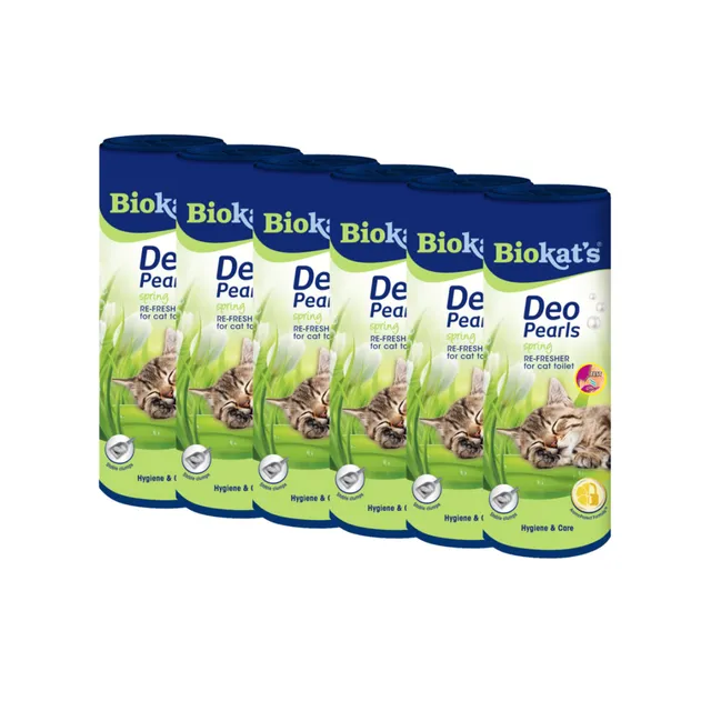 biokat-s-deo-pearls-printemps-compl-ment-de-liti-re-parfum-6-x-700-g image 1