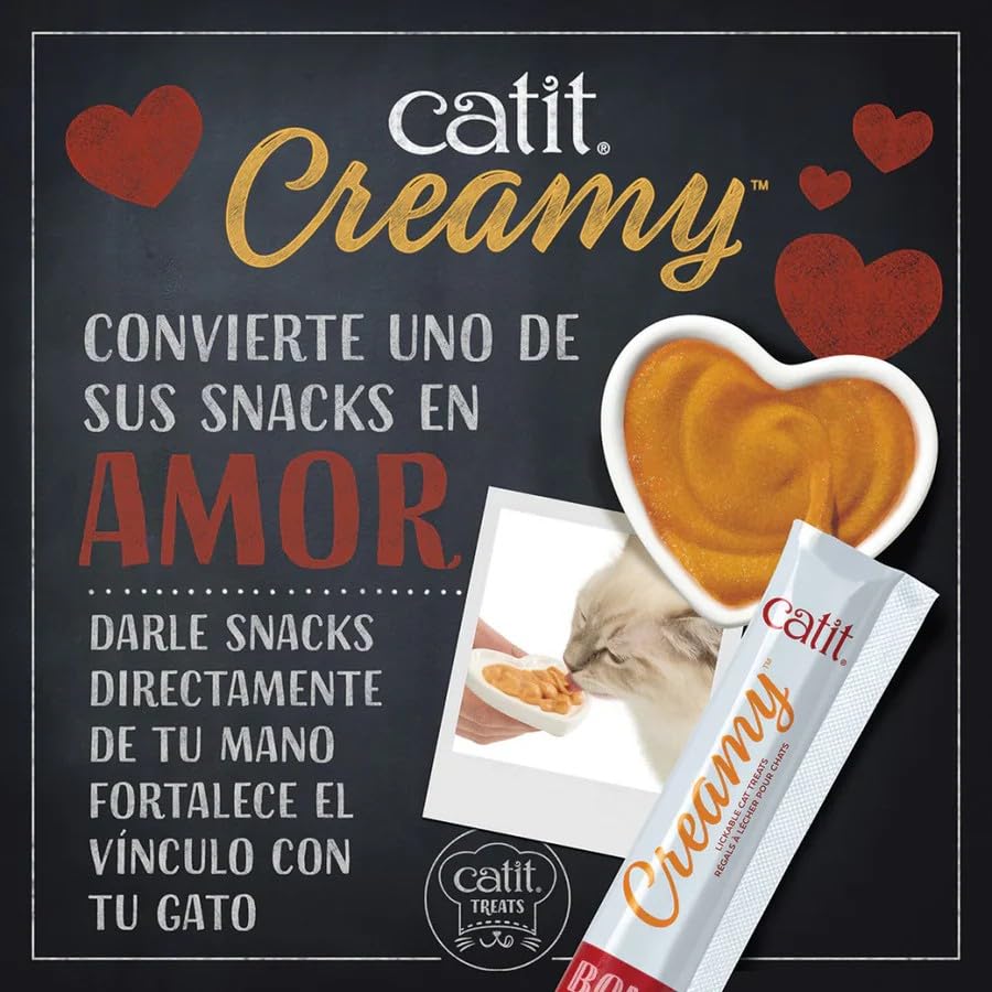 catit-creamy-snack-cr-meux-pour-chat-thon-et-crabe-4-tubes-x-10-g image 6
