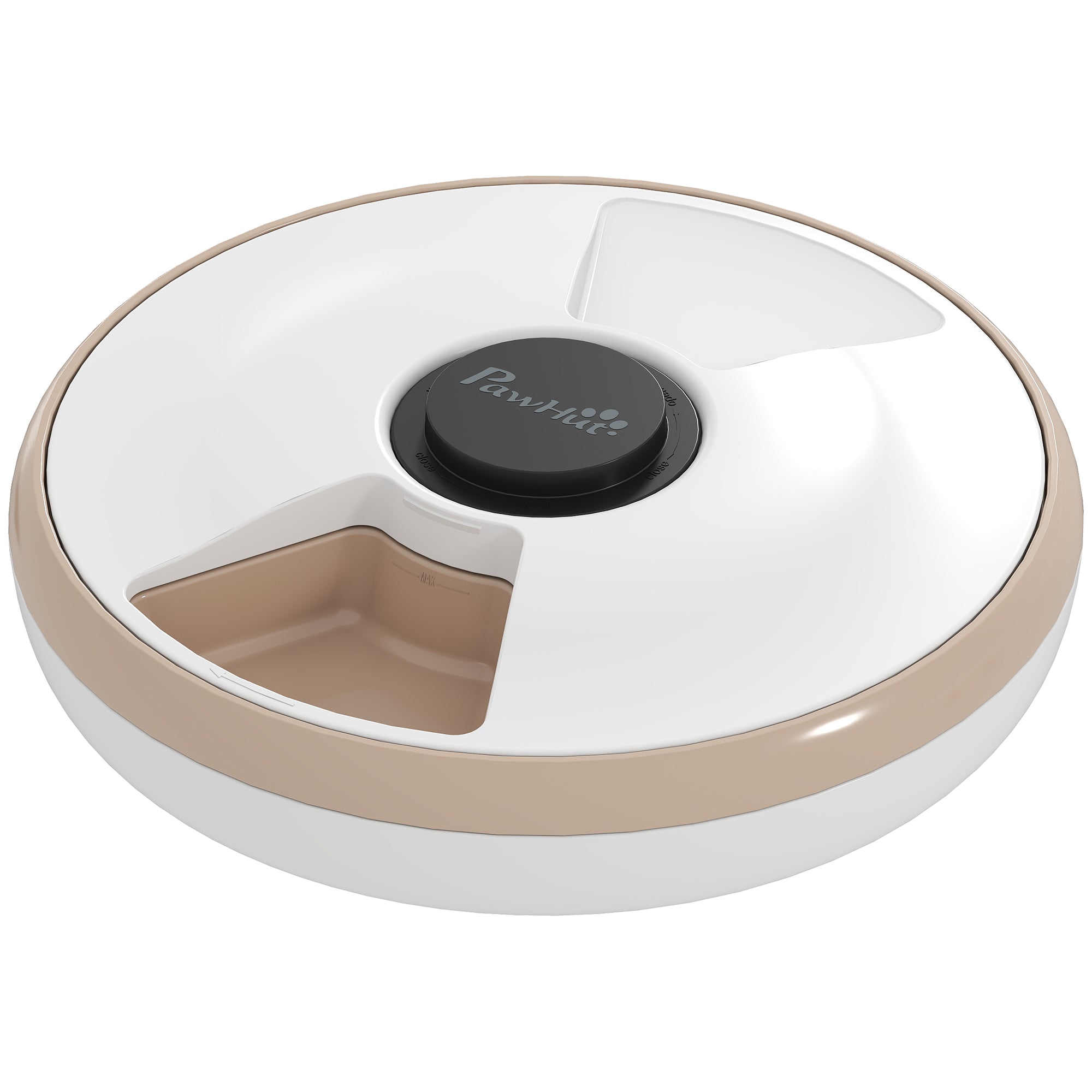 pawhut-distributeur-automatique-6-repas-pour-chat-avec-cran-led-et-pain-de-glace image 2
