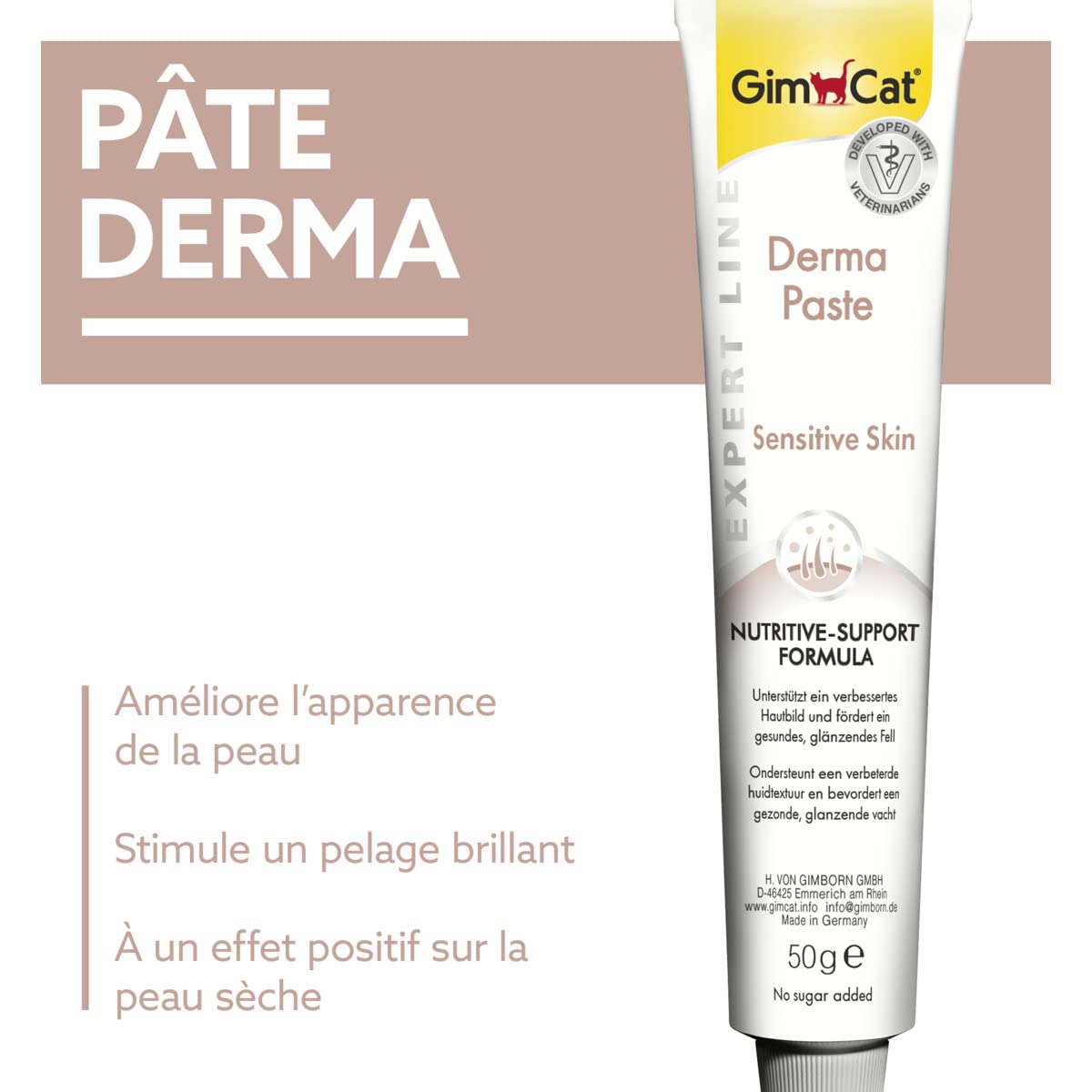 gimcat-expert-line-p-te-derma-pour-chat-50-g image 2