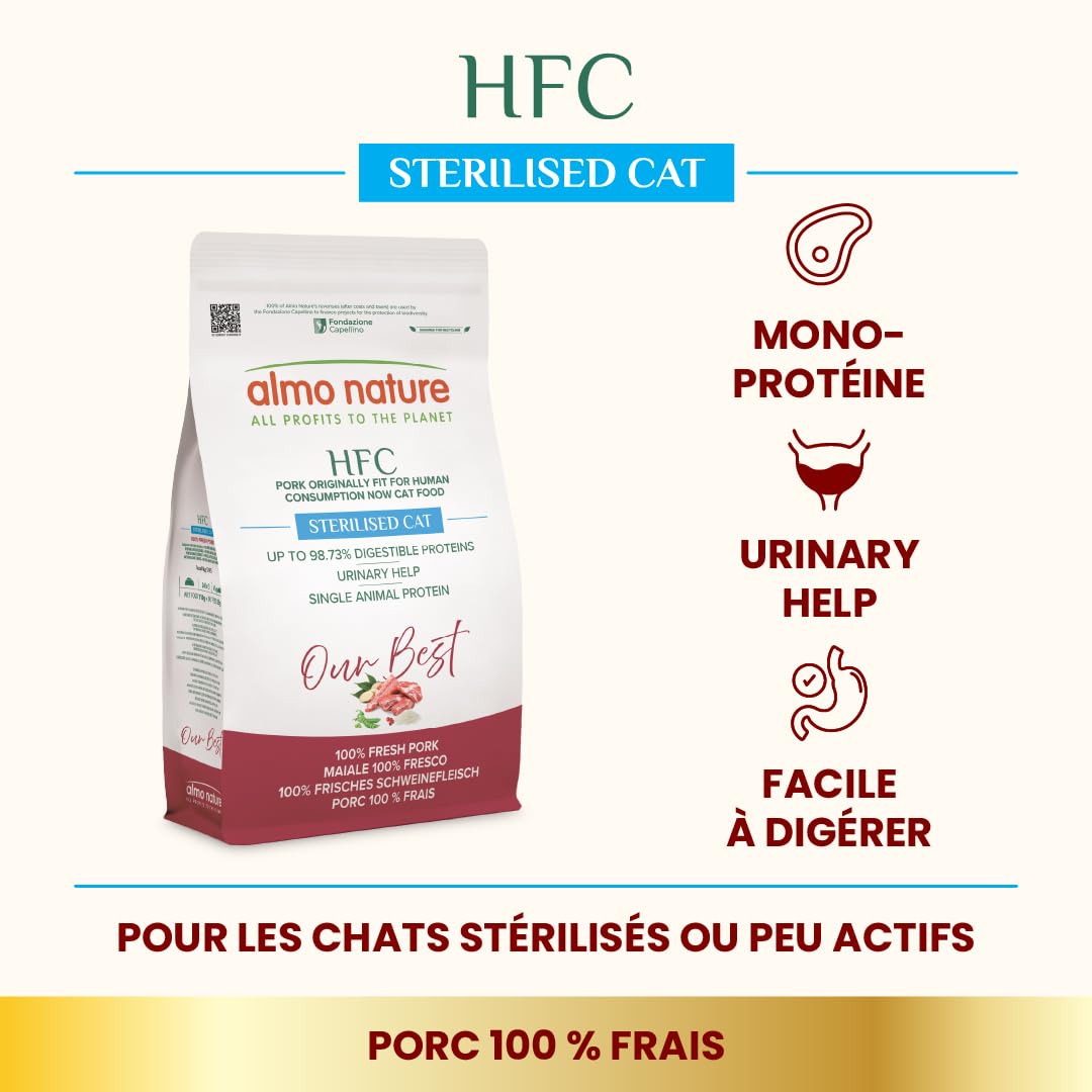 almo-nature-hfc-our-best-sterilized-croquettes-chat-sterilise-au-porc-frais-1-2- image 2