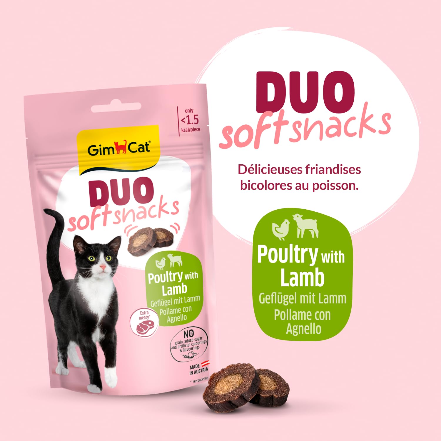 gimcat-duo-soft-snacks-volaille-et-agneau-friandises-pour-chat-50-g image 2