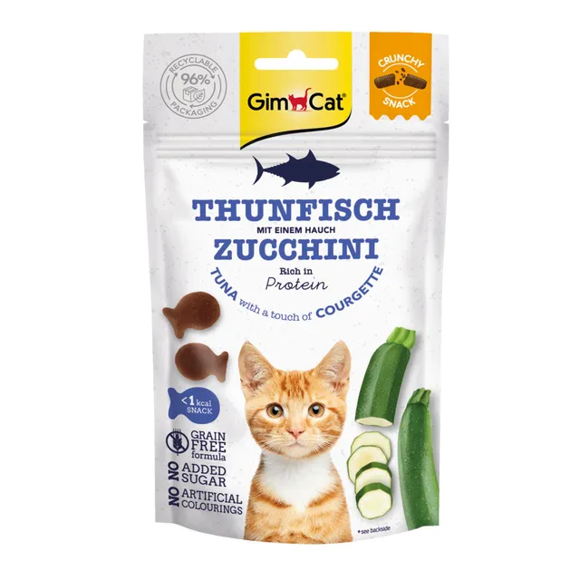 gimcat-crunchy-snacks-thon-courgettes-sachet-50-g image 1
