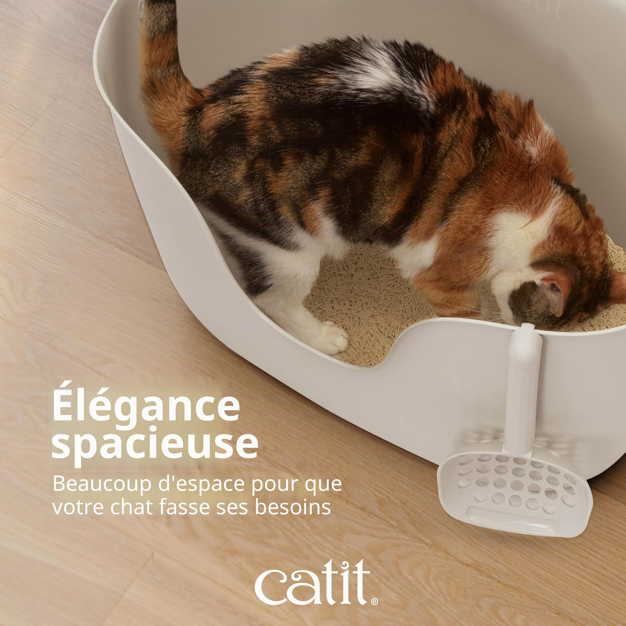 catit-bac-liti-re-bords-hauts-avec-pelle-plastique-recycl image 6