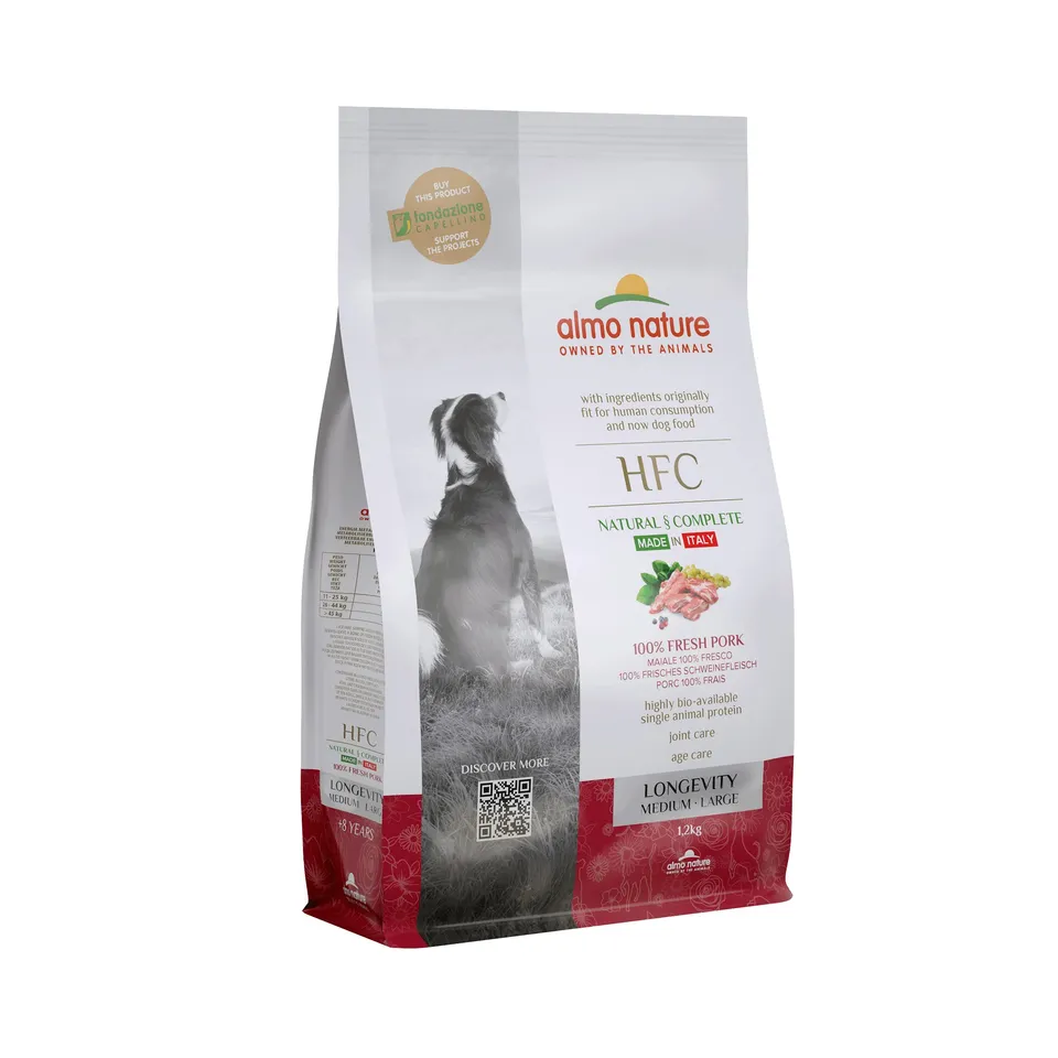 almo-nature-hfc-longevity-m-l-croquettes-pour-chien-au-porc image 1