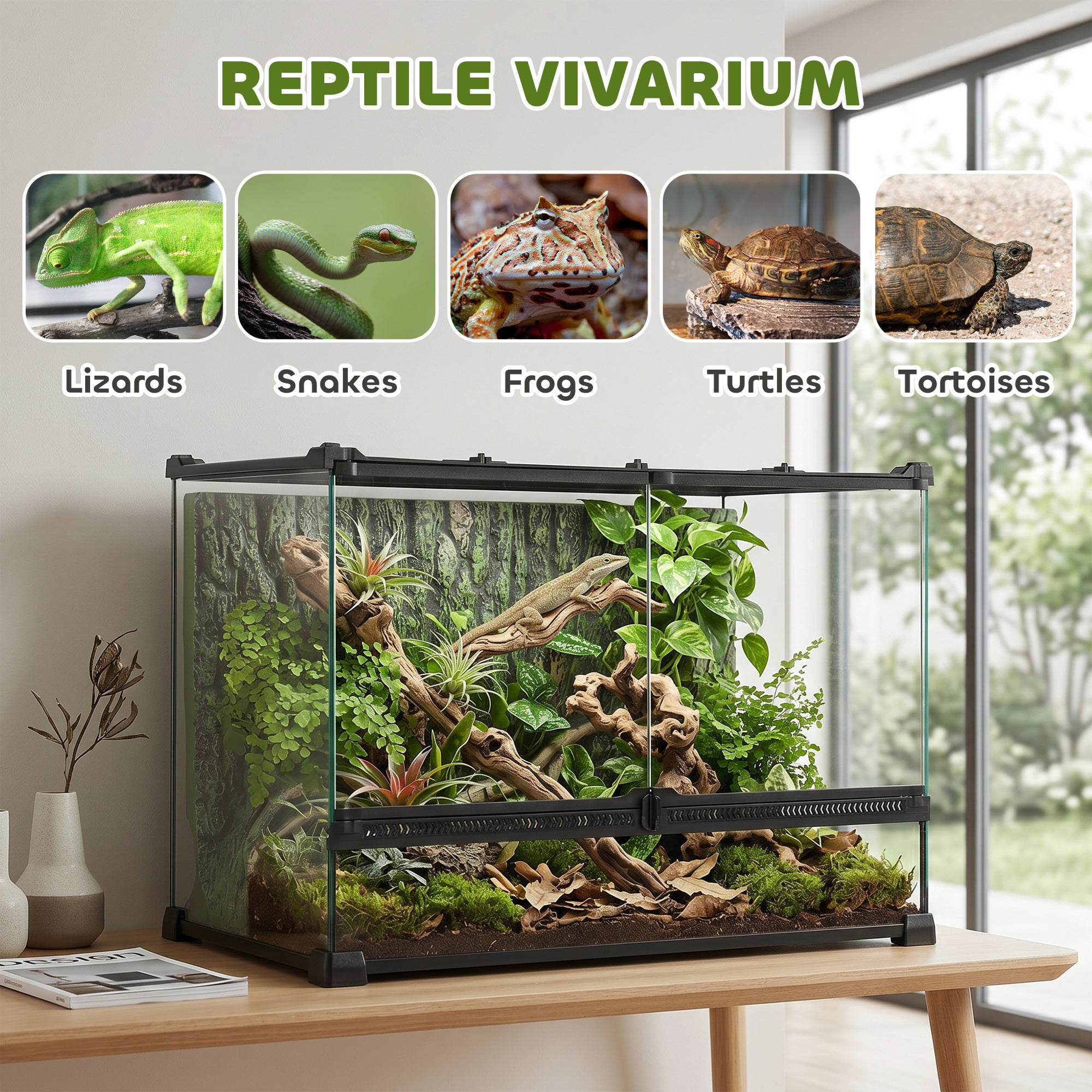 pawhut-terrarium-reptile-en-verre-50-x-30-x-35-cm-avec-fond-corce-noir image 6