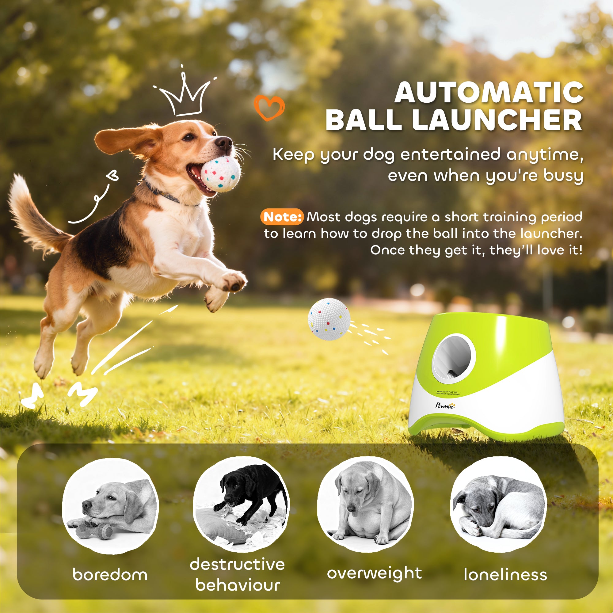 pawhut-lanceur-de-balles-automatique-chien-3-distances-5-balles-etpu-vert image 6