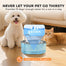 pawhut-fontaine-eau-7l-inox-avec-filtres-et-pompe-silencieuse-pour-chats-et-chie image 8