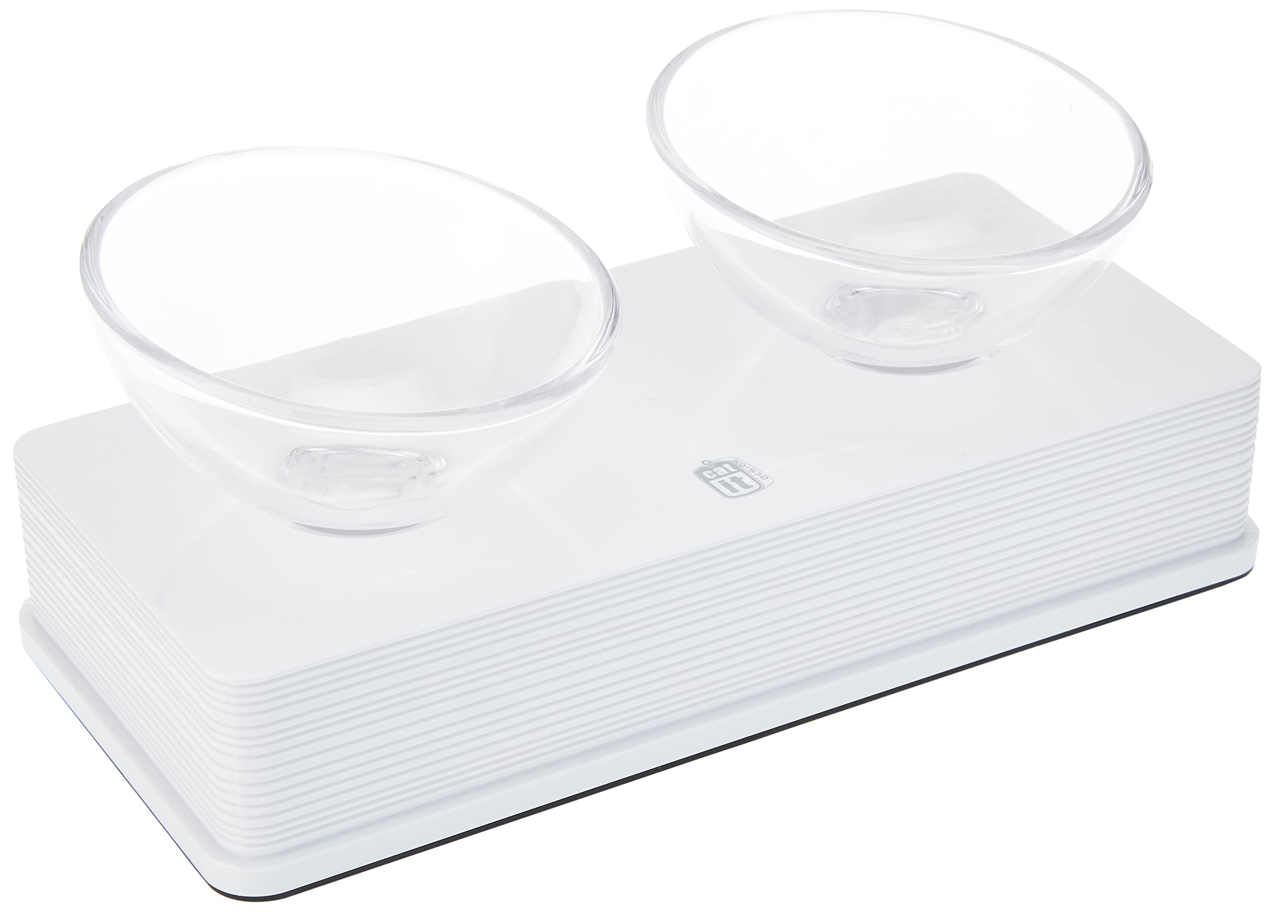 catit-design-double-bol-verre-2-x-200-ml-sur-support-noir image 3