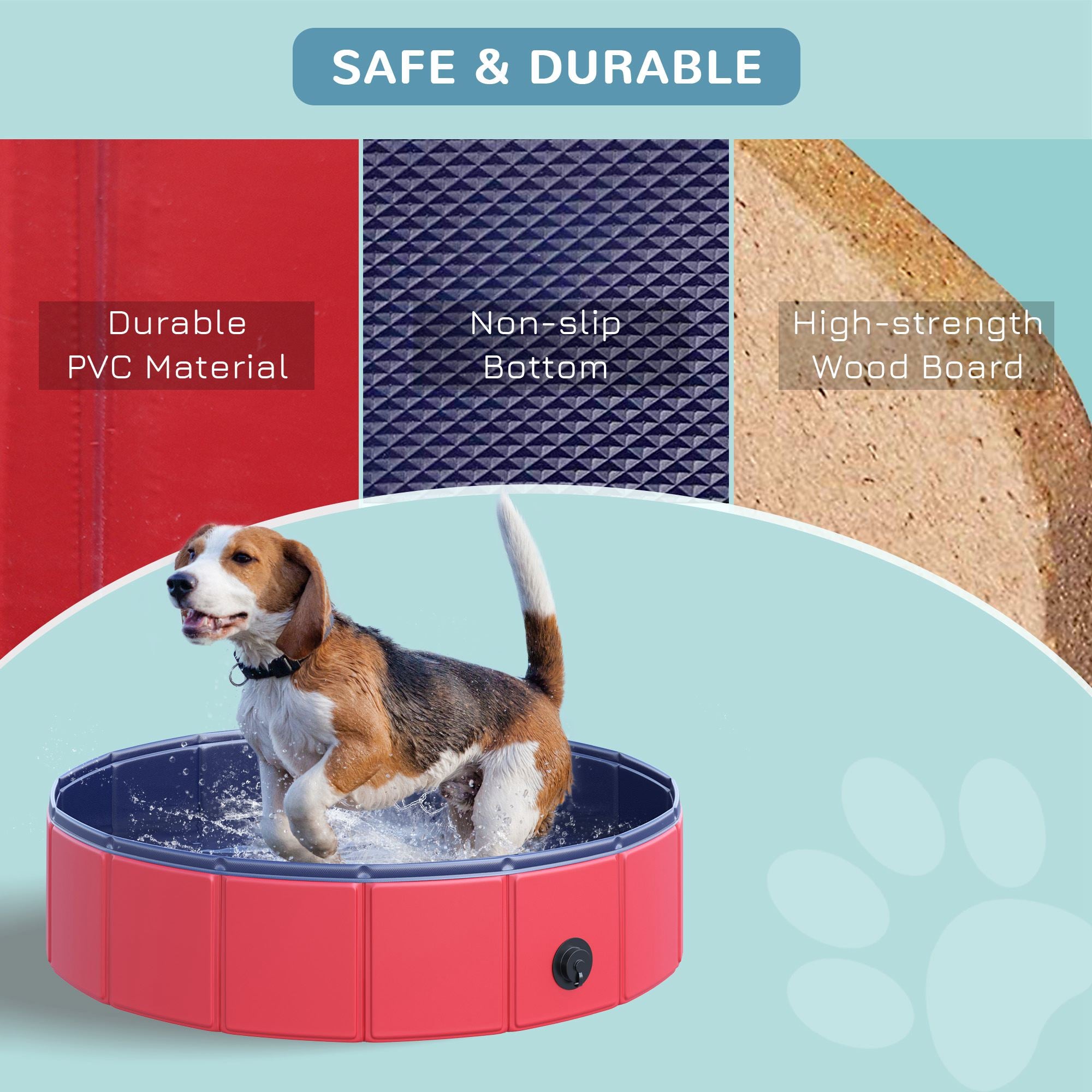 pawhut-piscine-pour-chien-pliable-80-x-20-cm-avec-support-bois-et-fond-antid-rap image 8