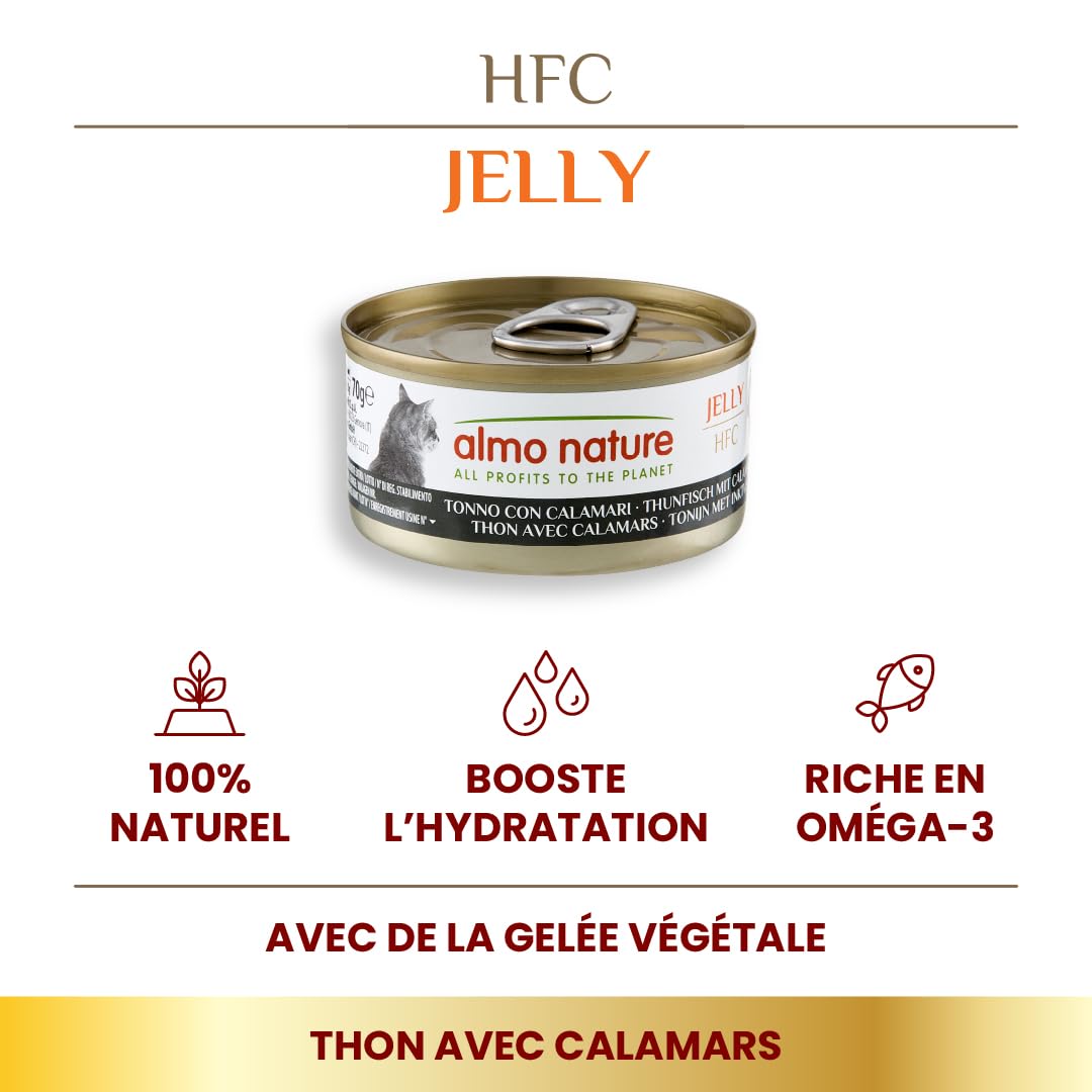 almo-nature-hfc-jelly-nourriture-humide-pour-chat-adulte-thon-et-calamars-70-g-x image 2