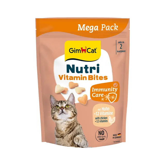 gimcat-nutri-bites-vitamine-au-poulet-friandise-chat-425-g image 1
