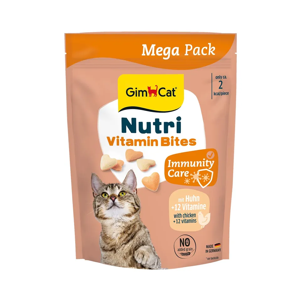 gimcat-nutri-bites-vitamine-au-poulet-friandise-chat-425-g image 1