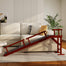 pawhut-rampe-pour-chien-185-cm-pour-lit-canap-avec-barri-res-marron image 3