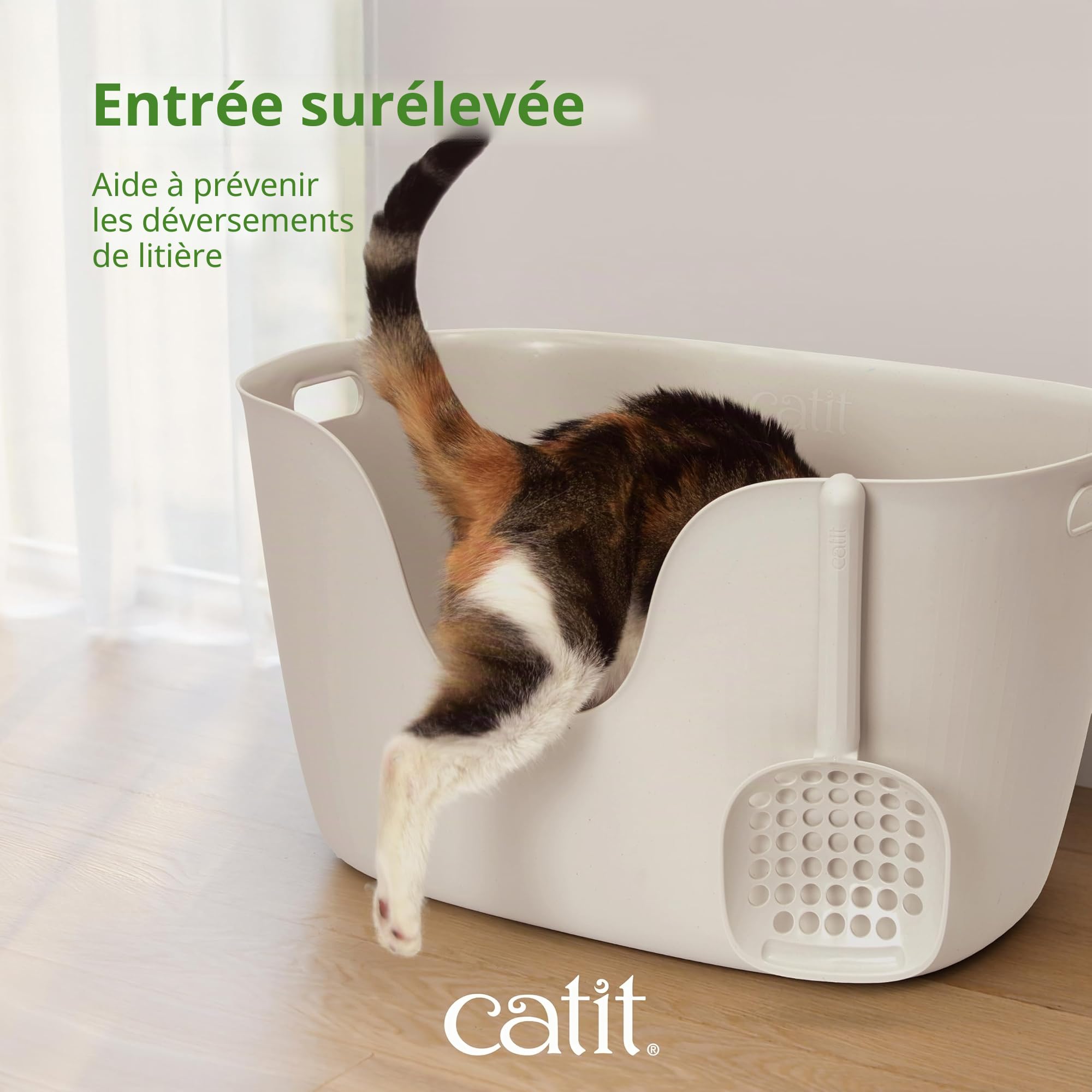 catit-bac-liti-re-bords-hauts-avec-pelle-plastique-recycl image 5