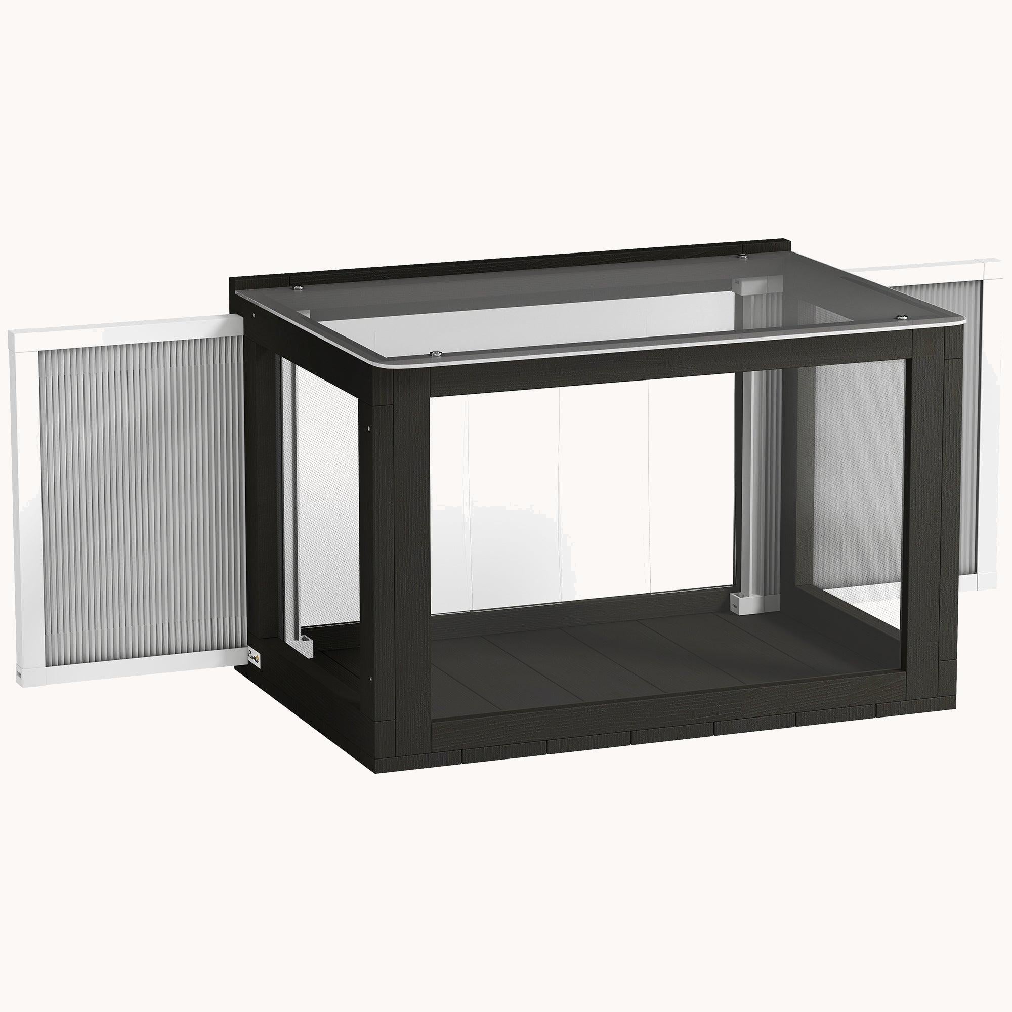 pawhut-bo-te-catio-fen-tre-pour-chat-25-41-perchoir-panoramique-transparent image 1