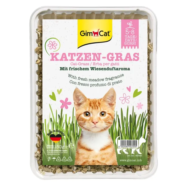 gimcat-herbe-chat-bol-de-graines-croissance-rapide-en-5-8-jours-150-g image 1