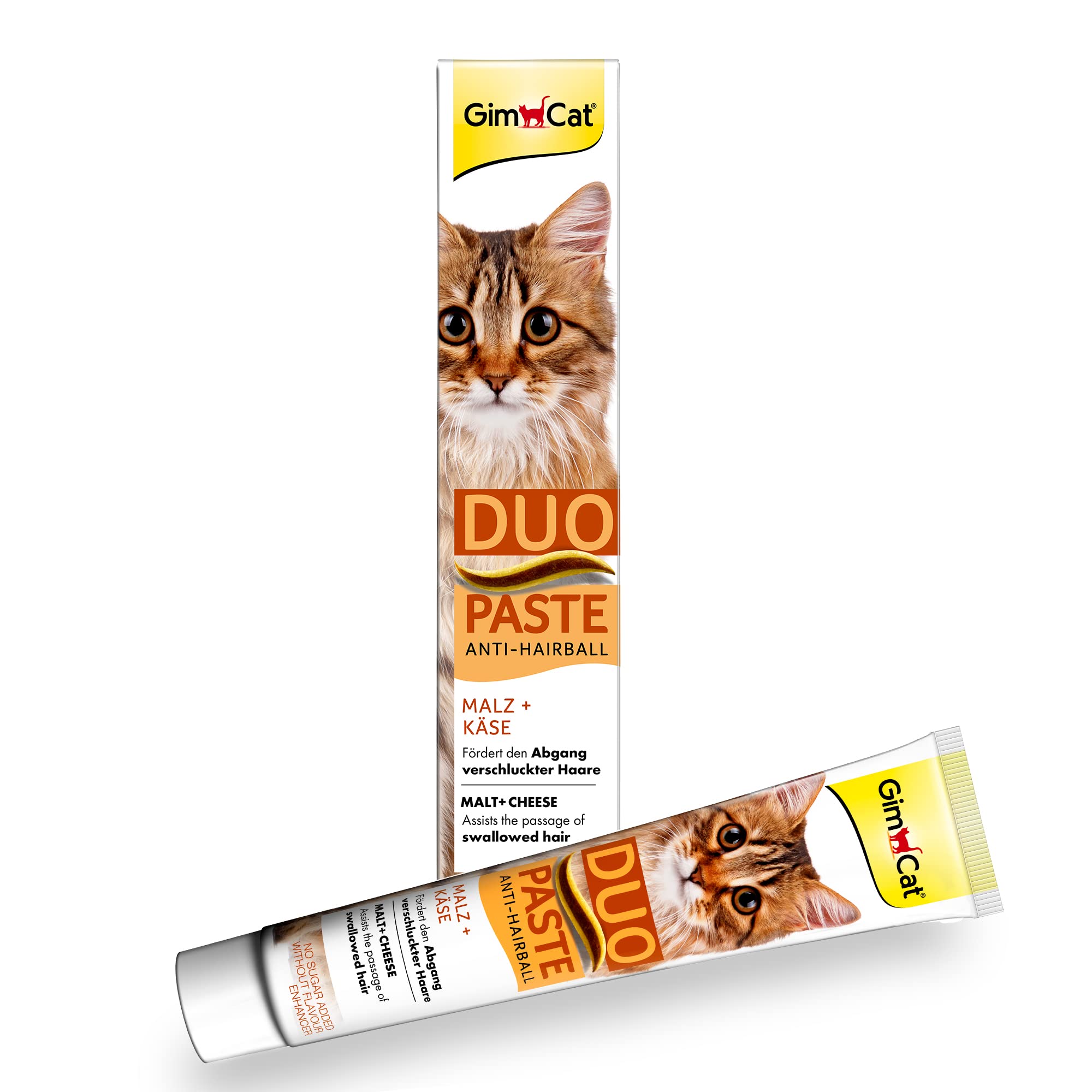 gimcat-duo-p-te-anti-hairball-malt-et-poulet-pour-chat-tube-50-g image 2