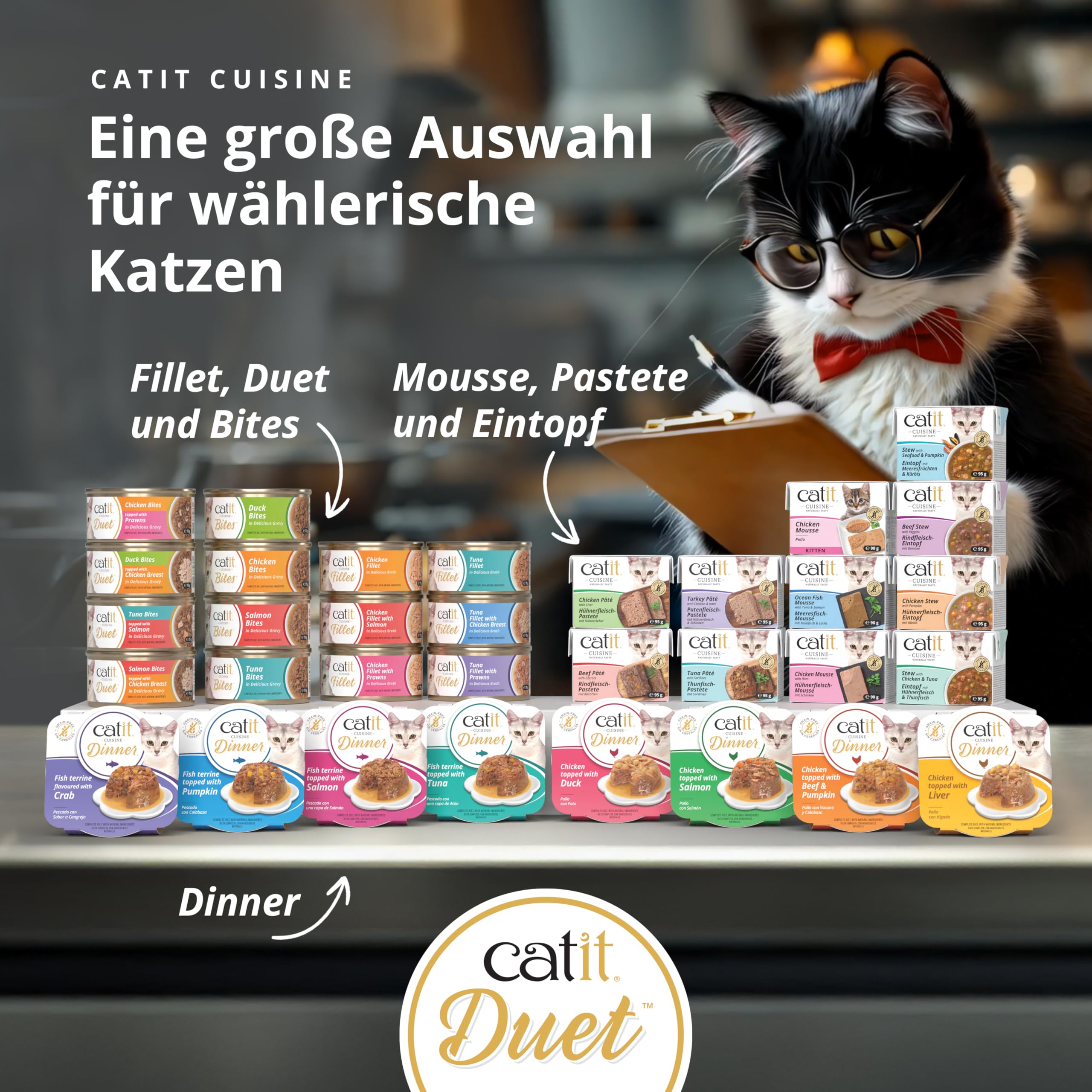 catit-cuisine-duet-mix-pack-aliment-complet-humide-chat-12-x-75-g image 2