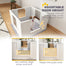 pawhut-caisse-de-mise-bas-chien-avec-tapis-et-entr-e-r-glable-petits-chiens image 7