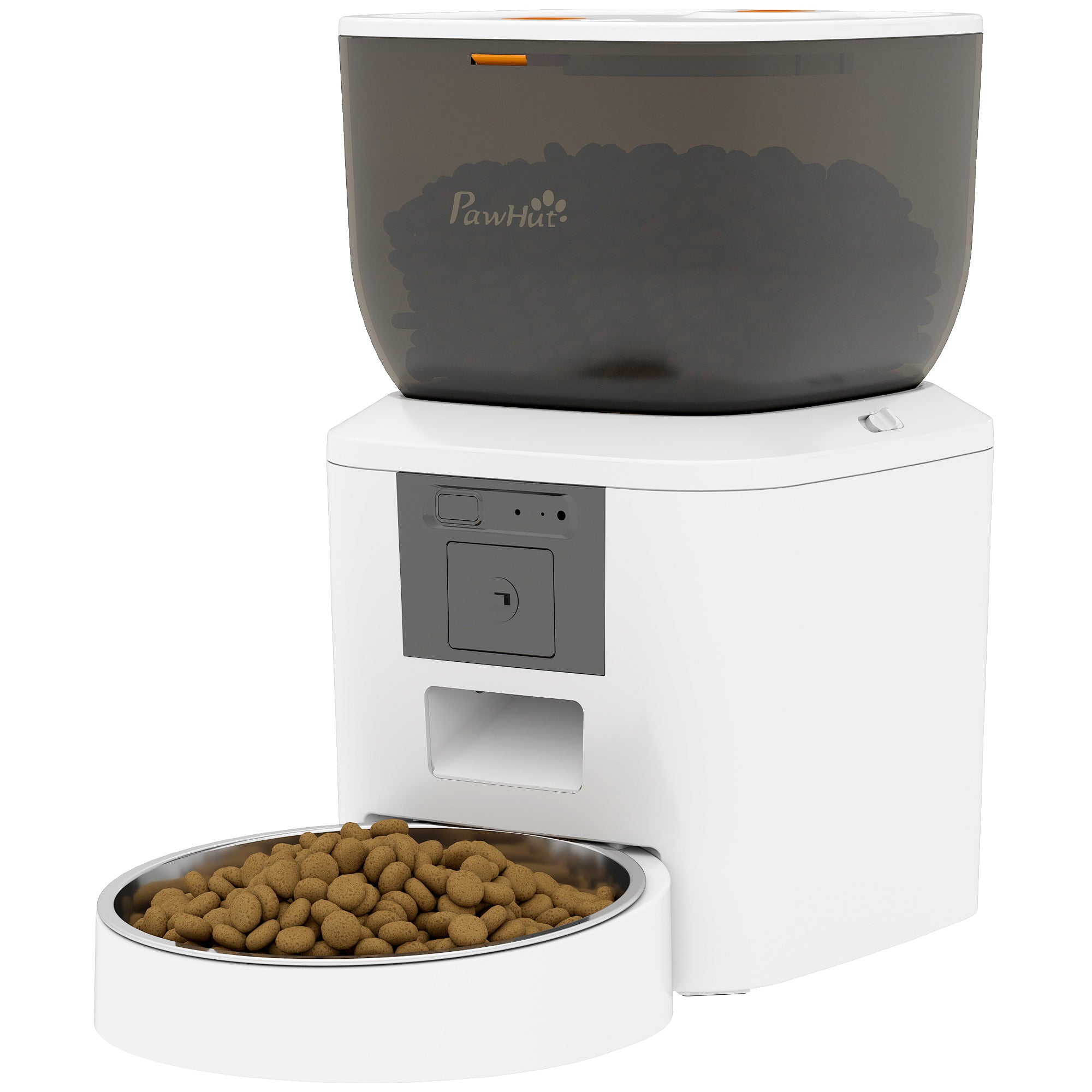pawhut-distributeur-croquettes-chat-automatique-avec-cam-ra-4l image 2