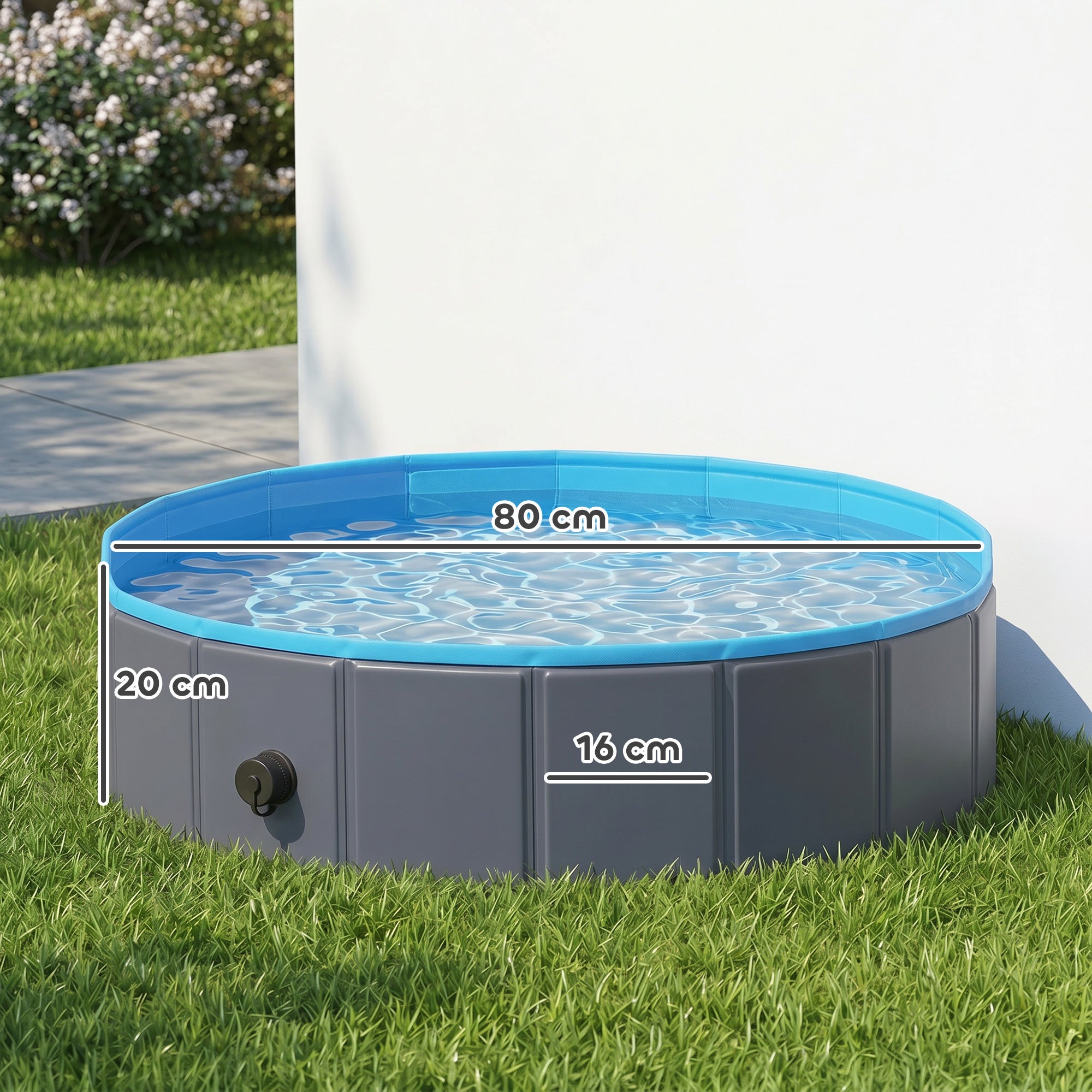 pawhut-piscine-pliable-pour-chien-80-x-20-cm-fond-antid-rapant-bleu-gris-fonc image 5