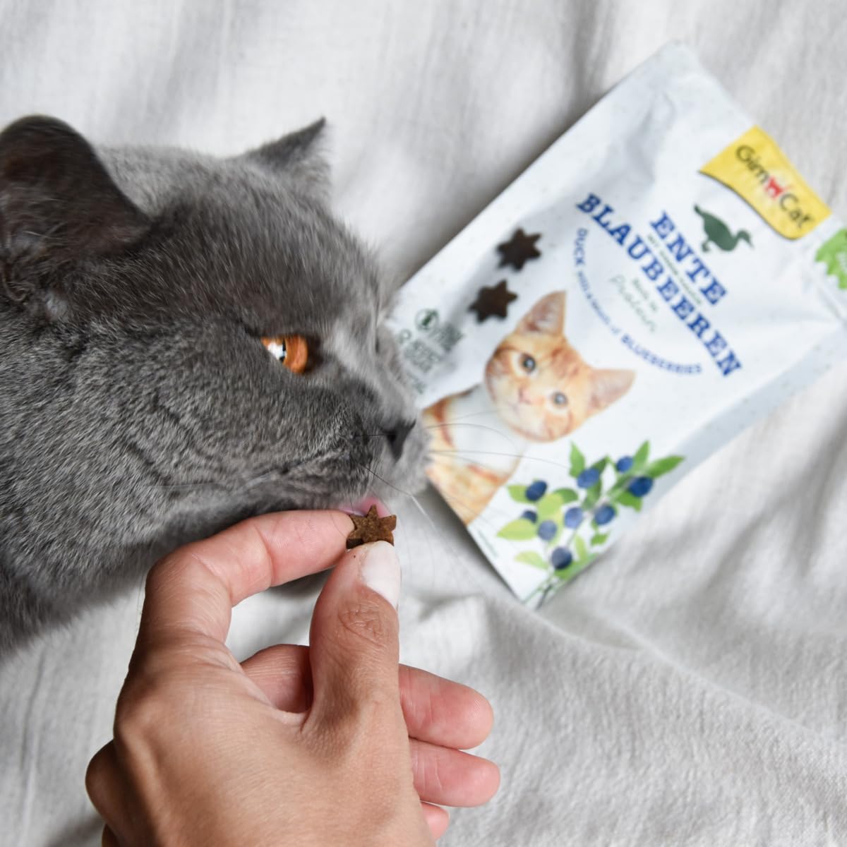 gimcat-soft-snacks-canard-aux-myrtilles-friandise-tendre-pour-chat-60-g image 4