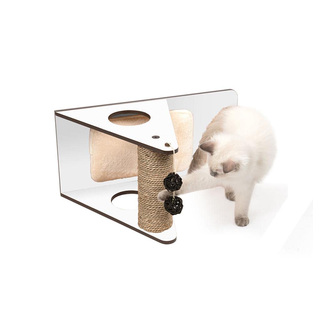 catit-vesper-playstation-arbre-chat-en-forme-de-v-blanc-avec-tapis-r-versible-et image 3