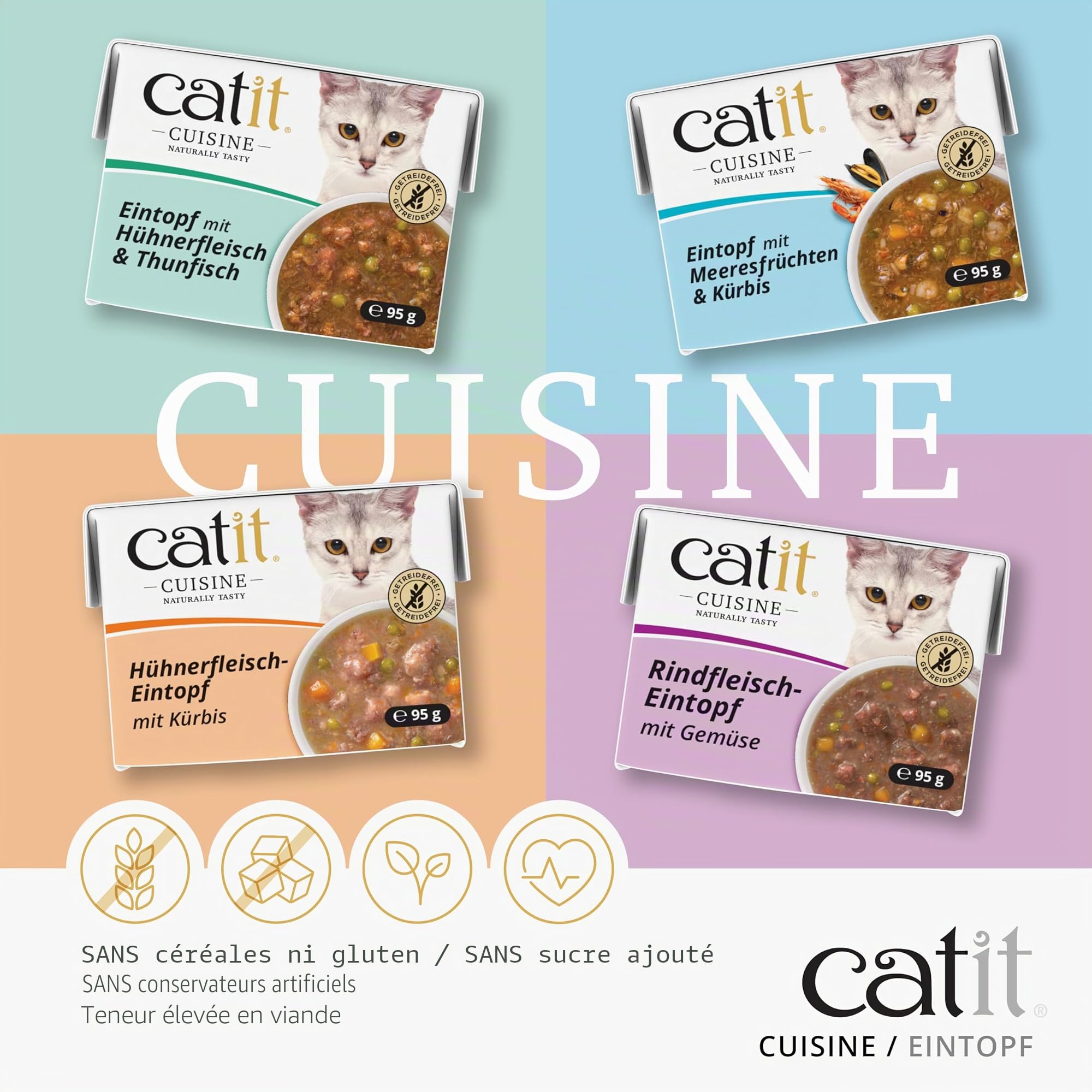 catit-cuisine-rago-t-poulet-et-thon-p-t-e-compl-mentaire-pour-chat-sans-c-r-ales image 4