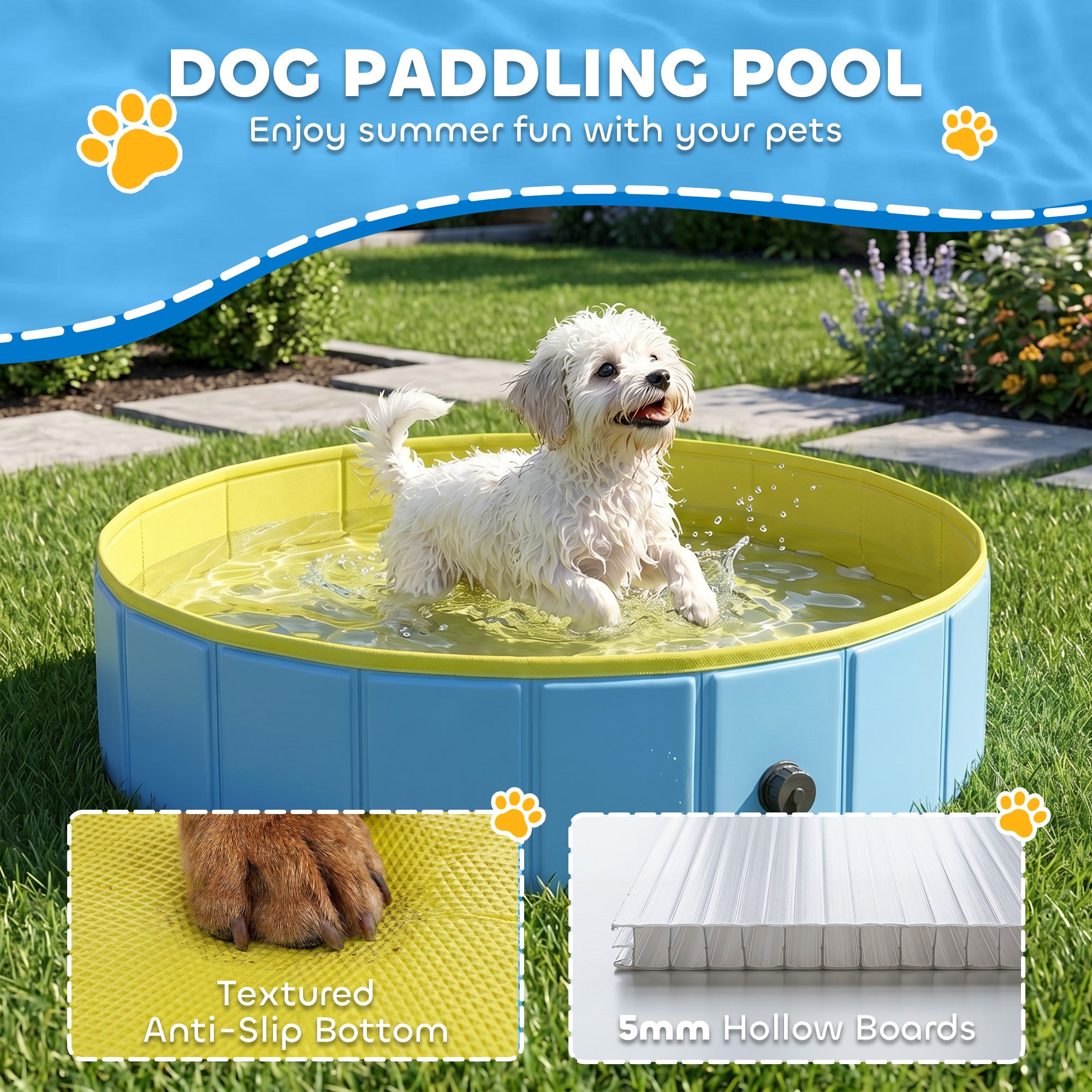 pawhut-piscine-pliable-pour-chien-80-x-20-cm-bleu-et-jaune image 6