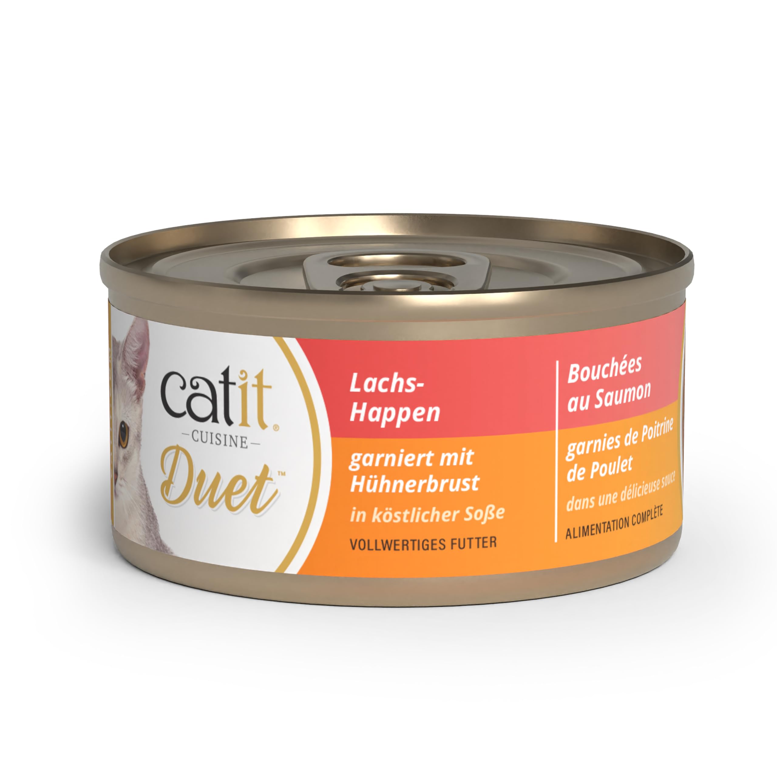 catit-cuisine-duet-bouch-es-saumon-et-poulet-en-sauce-75-g image 1