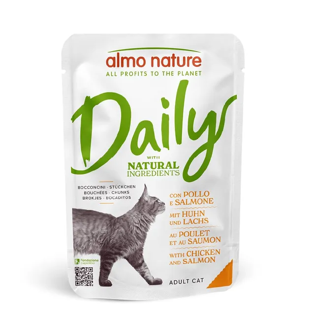 almo-nature-daily-nourriture-humide-chat-poulet-et-saumon-70-g-x-30 image 1