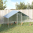 pawhut-poulailler-enclos-walk-in-3-x-2-m-forme-fl-che-m-tal image 4