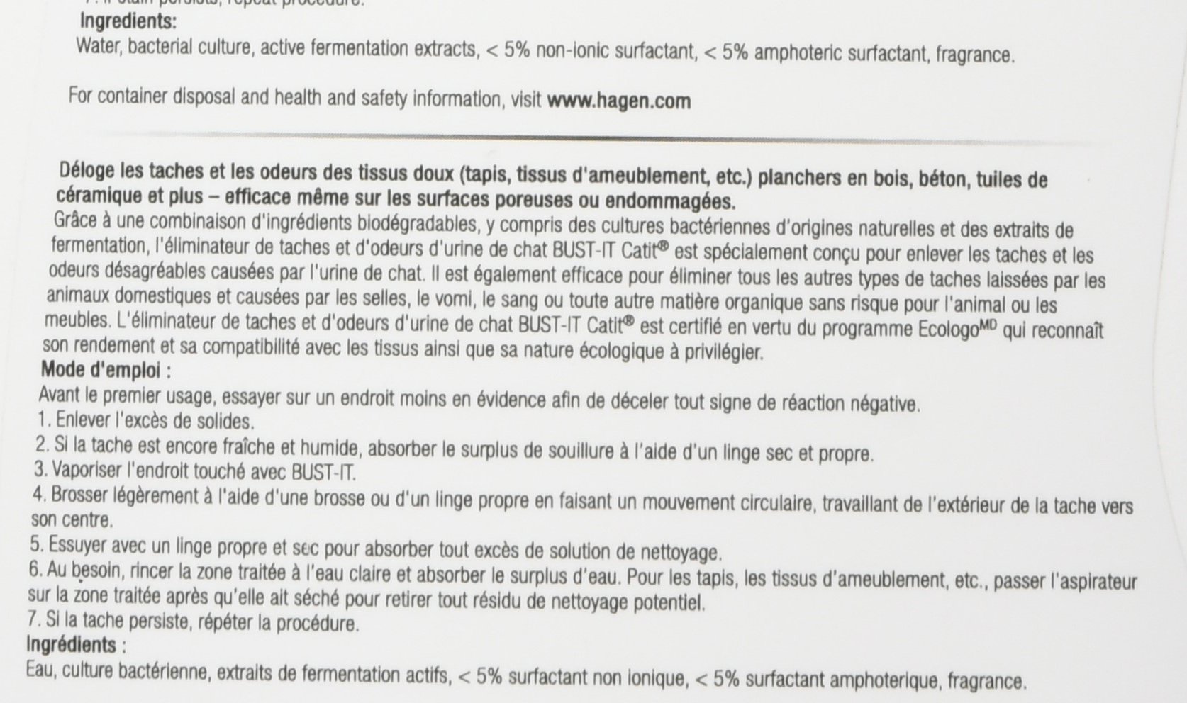 catit-bust-it-liminateur-de-taches-d-odeurs-et-d-urine-pour-chat-spray-g-chette- image 3
