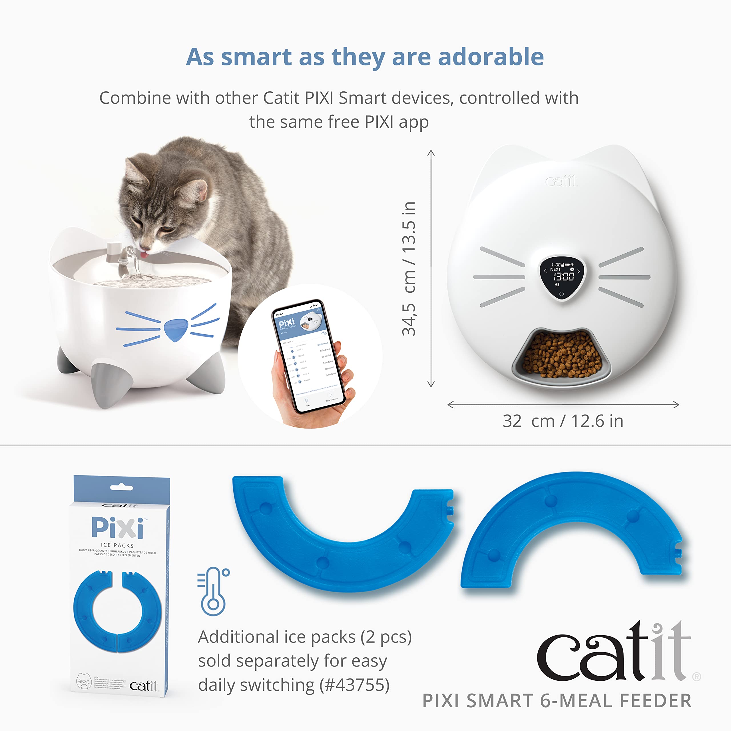 catit-pixi-smart-6-distributeur-automatique-de-croquettes-connect image 6