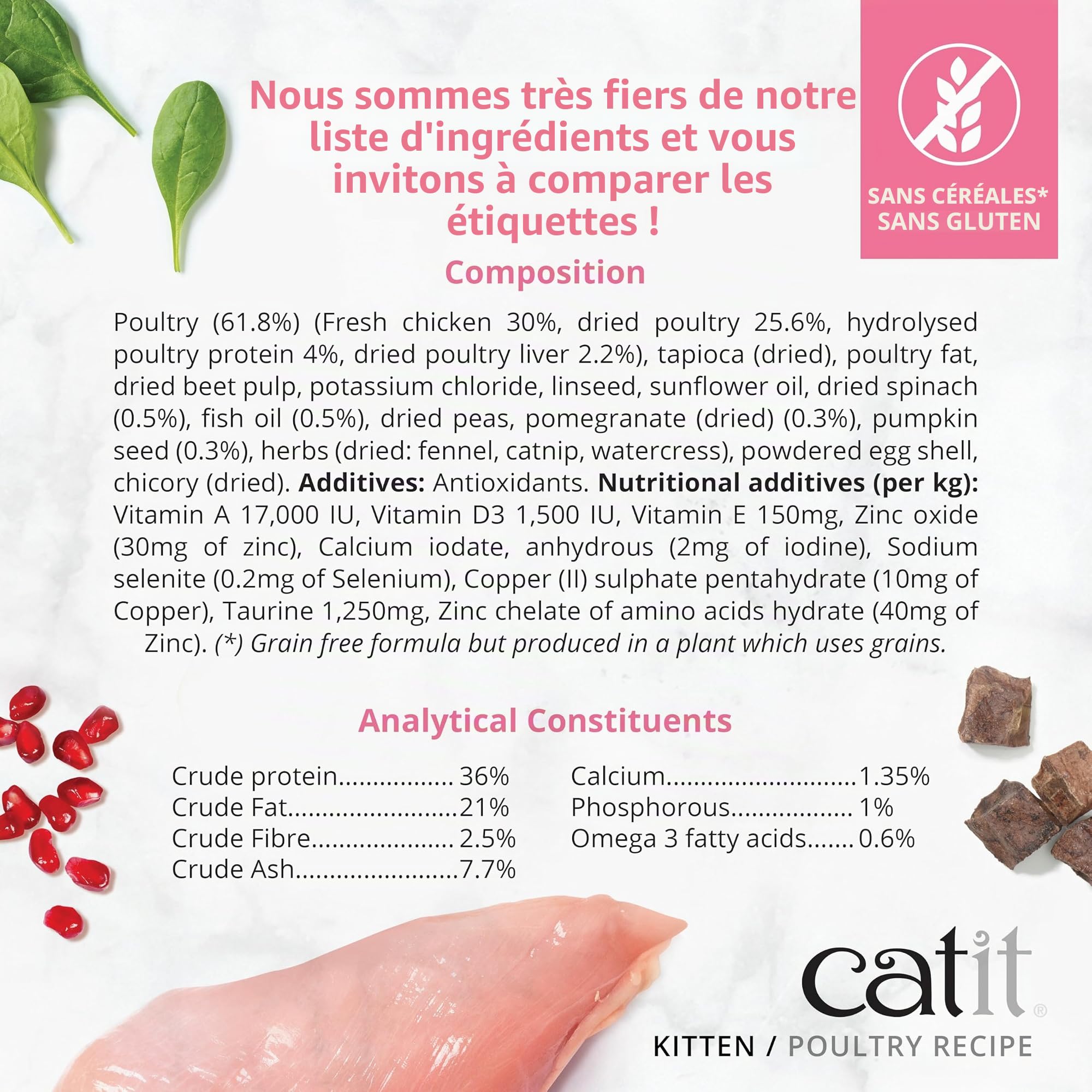 catit-recipes-kitten-croquettes-pour-chaton-volaille-sans-c-r-ales-2-kg image 5