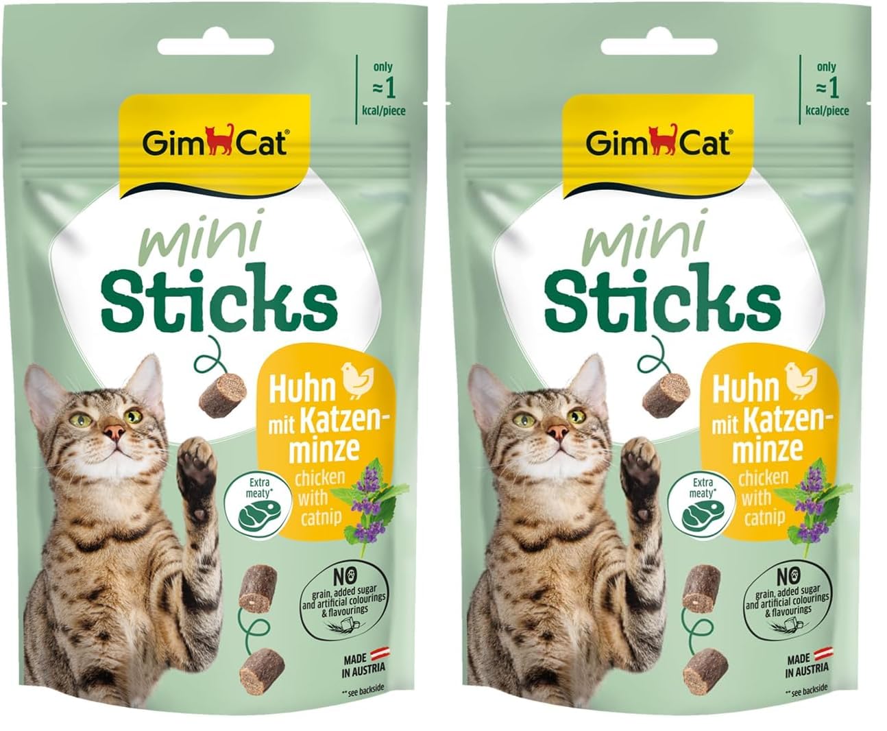 gimcat-mini-sticks-poulet-avec-herbe-chat-friandise-pour-chat-50-g image 7