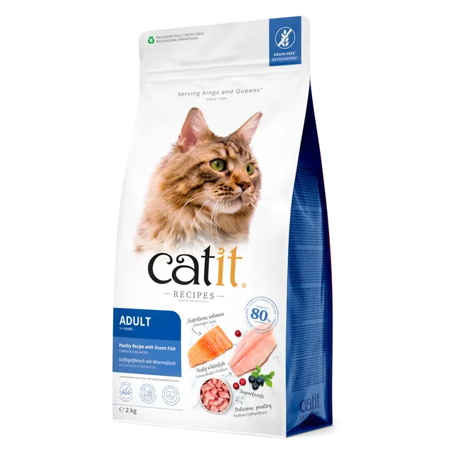 catit-recipes-adulte-poisson-de-mer-pour-chat-croquettes-2-kg image 1