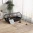 pawhut-cage-petits-animaux-46-5-avec-parc-pliable-roulettes-et-biberon image 3