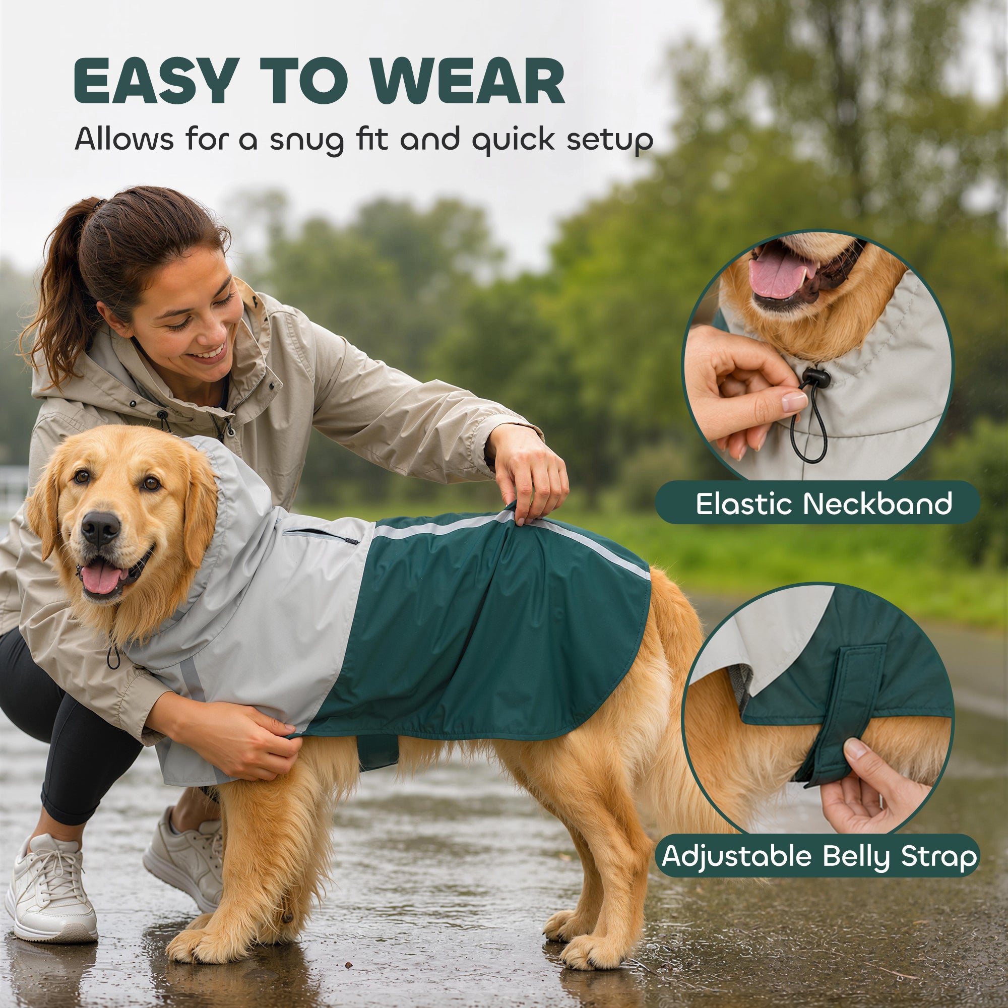 pawhut-manteau-imperm-able-chien-taille-l-avec-capuche-vert image 8