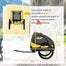 pawhut-remorque-v-lo-pour-chien-moyen-cadre-acier-jaune image 4