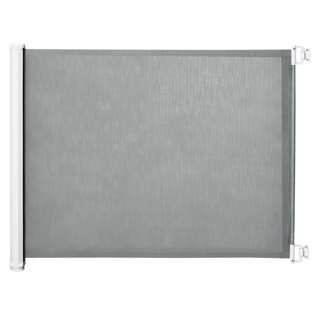 pawhut-barri-re-r-tractable-en-filet-82-5-cm-extensible-115-cm-grise image 1