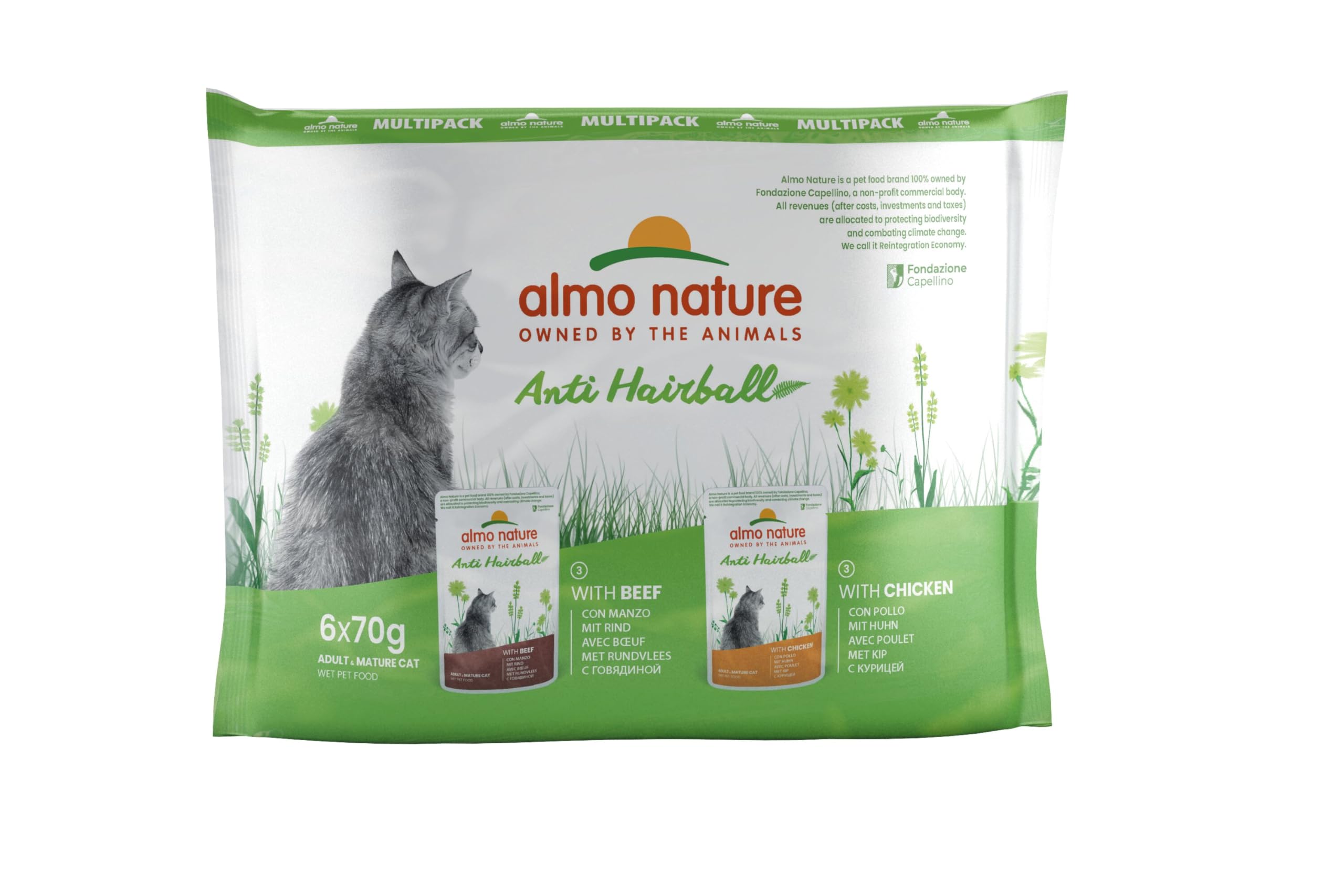 almo-nature-functional-anti-hairball-poulet-p-t-e-pour-chat-30-x-70-g image 5