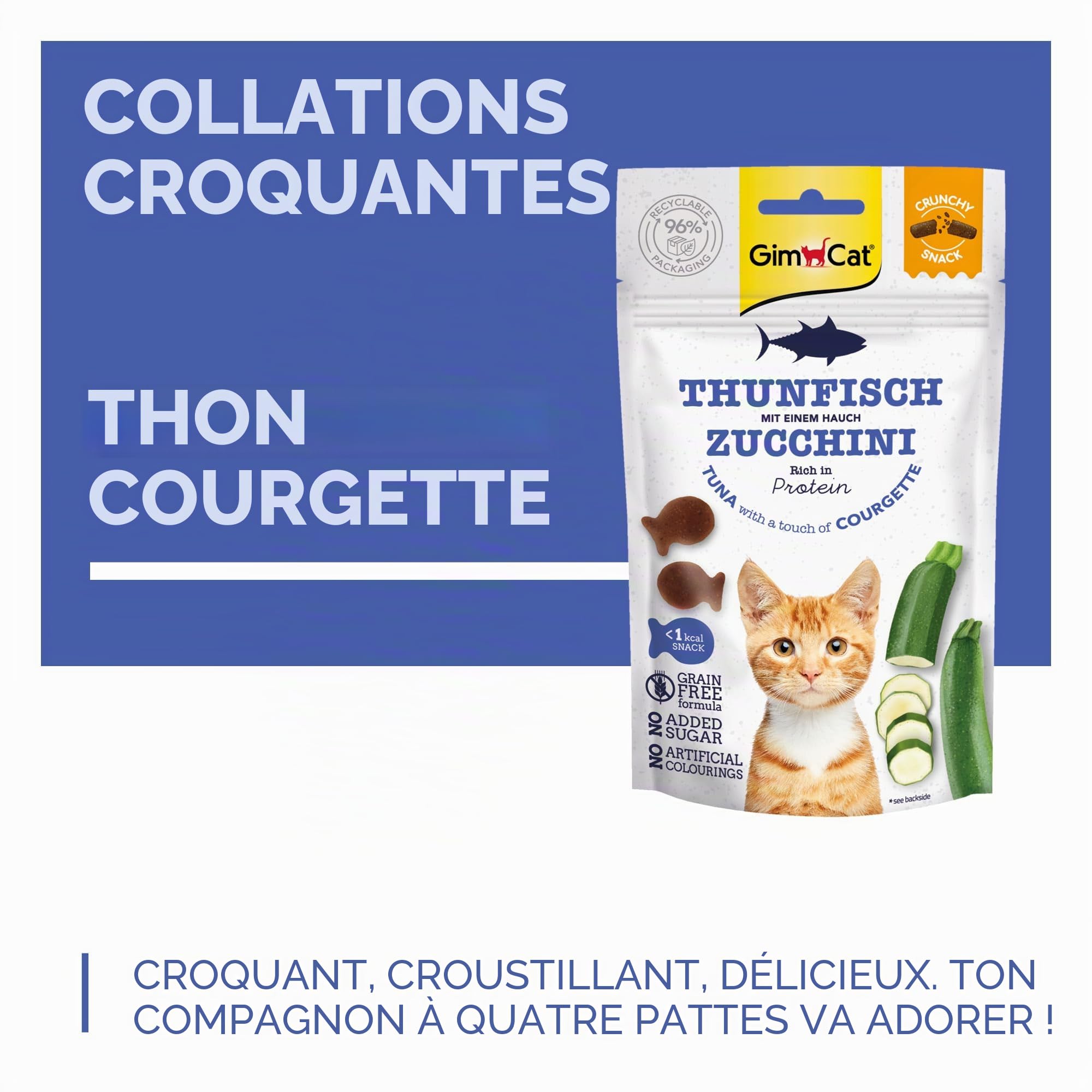 gimcat-crunchy-snacks-thon-courgettes-sachet-50-g image 2