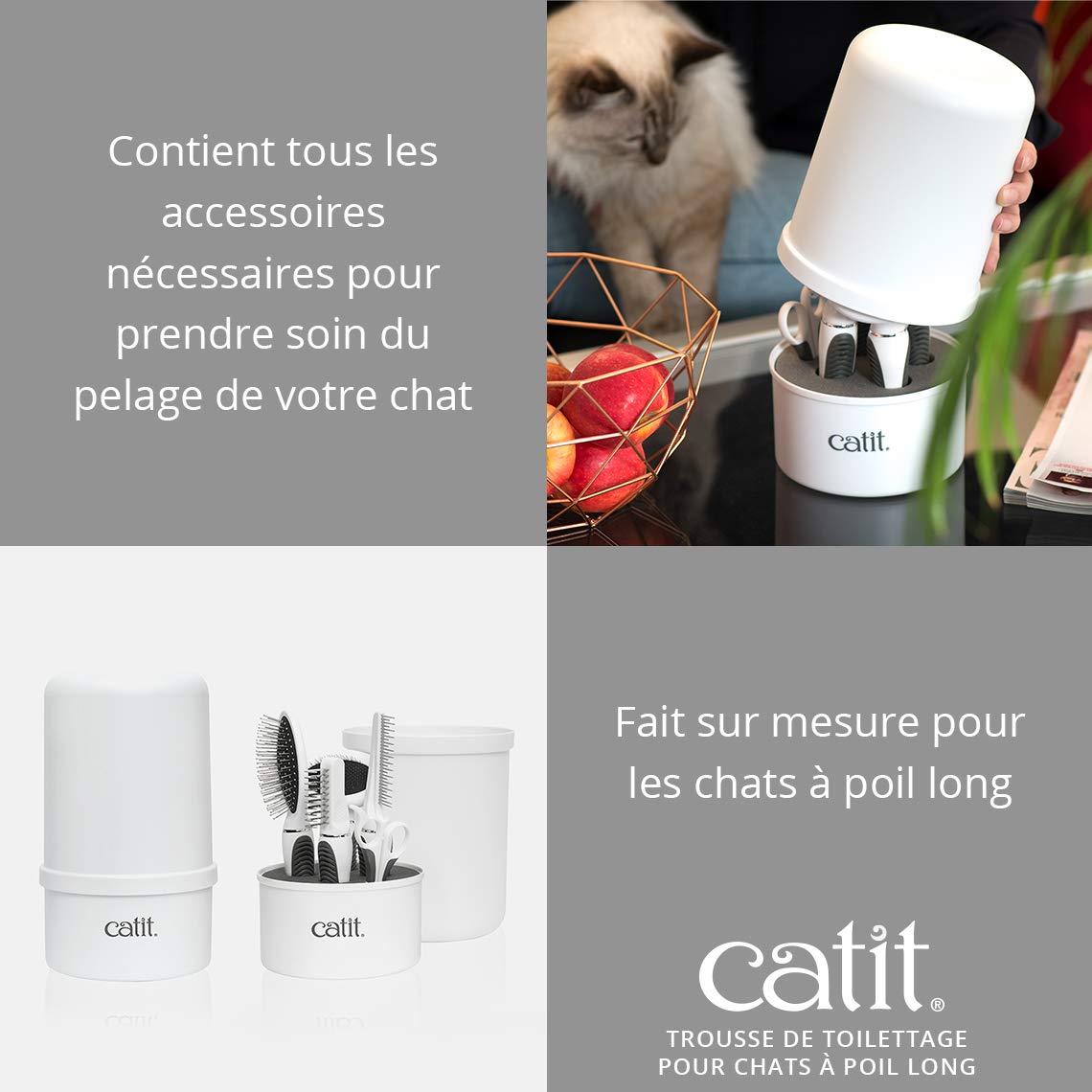 catit-kit-de-toilettage-pour-chats-poils-longs-5-outils image 4