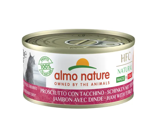 almo-nature-hfc-natural-jambon-avec-dinde-nourriture-humide-24-x-70g image 1
