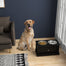 pawhut-double-gamelle-sur-lev-e-avec-tiroir-11l-pour-chien-noire image 3